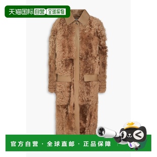 香港直邮toteme 女士 皮革边毛羊皮大衣 241WRO1064LE0041091BISC