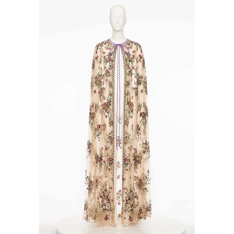 VALENTINO 女士外套 BCG4L01EDR4Q SS2025 花色 系带披风图片