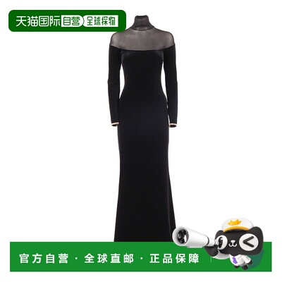 自营elisabetta franchiForm-Fitting Midi Dress With High Neck