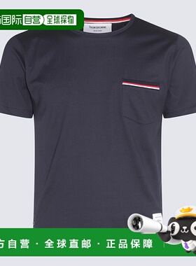 香港直邮THOM BROWNE 男士T恤 MJS010A01454415 CO 蓝色 T-SHIRT