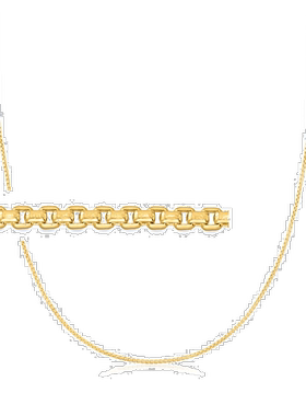 自营 Ross-Simons 14kt 黄金圆盒链项链 - 20 英寸 美国奥莱直发