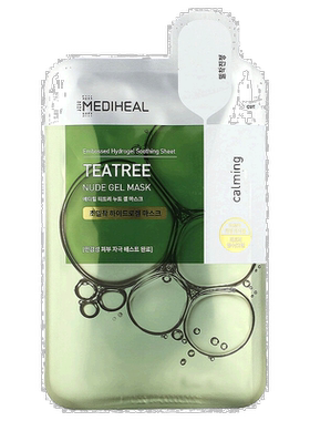 香港直邮美迪惠尔可莱丝,Tea Tree, Nude Gel Beauty Mask, 正品