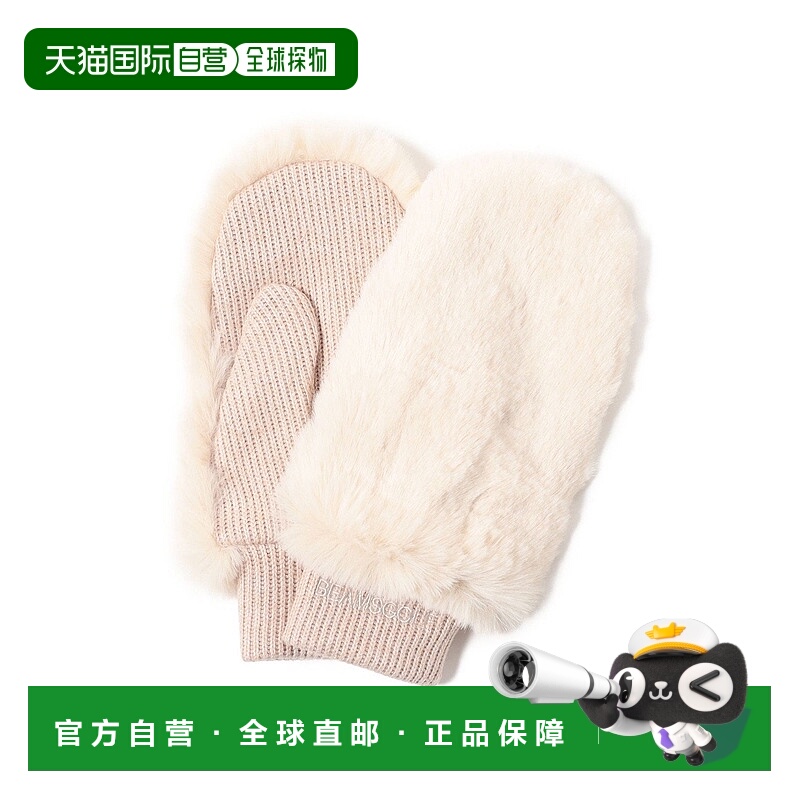 日本直邮BEAMS 女士人造毛皮连指手套