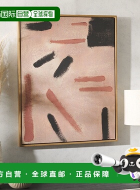 自营 Safavieh Terracotta Impressions 带框亚麻画布 - 多色 美