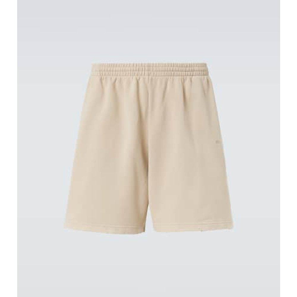 潮奢 Balenciaga 巴黎世家 男士 Back 磨破徽标棉质短裤,男装,休闲裤,淘宝优惠券,粉丝福利购,淘宝优惠卷