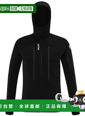 自营欧洲直邮Millet觅乐 PIERRA MENT 黑色 男士抓绒衣夹克