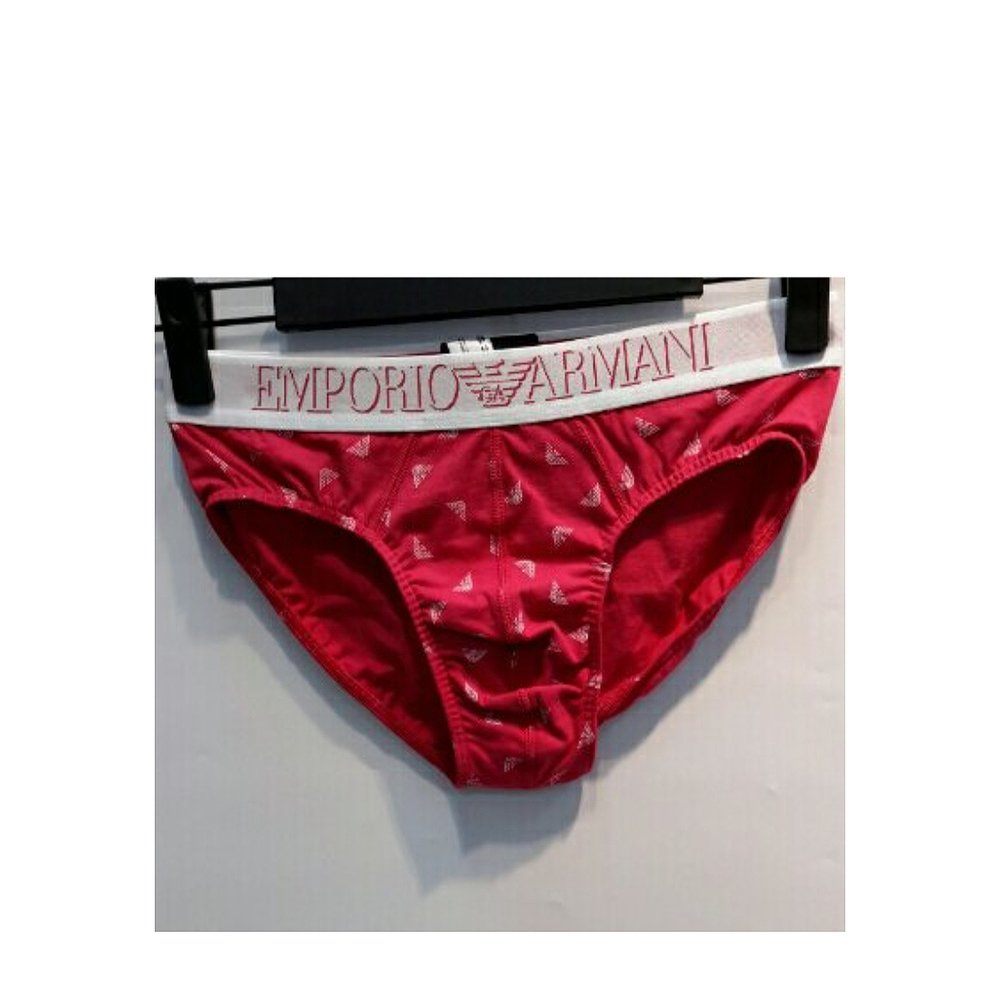 Emporio Armani 徽标腰边内裤 1108144P506