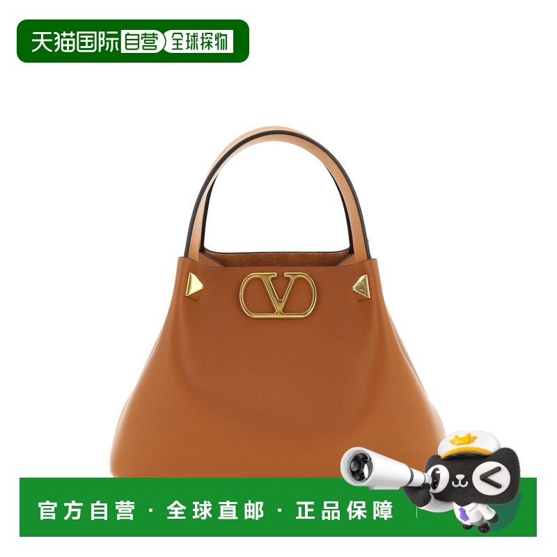 1h可退 香港直邮valentino 华伦天奴 女士 Garavani Bags 皮革棕,箱包皮具/热销女包/男包,托特包,淘宝优惠券,粉丝福利购,淘宝优惠卷