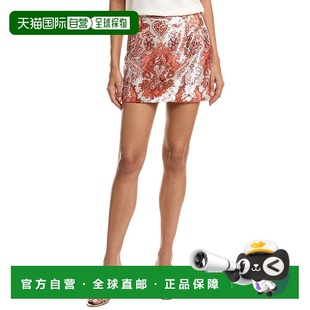 粉红色 sept五到七亮片Damask朱诺裙 美国奥莱直发 自营cinq