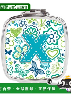 自营 Carolines Treasures CJ2006-XSCM Letter X Flowers &正品