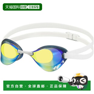 日本直邮VIEW 游泳镜 刀片镜面镜片游泳 V121SAM-SKY 水下眼镜“R