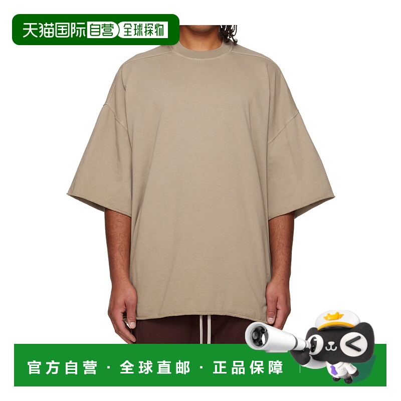 1h可退 香港直邮RICK OWENS DRKSHDW 男士T恤 DU02E7259RIG88 AW2