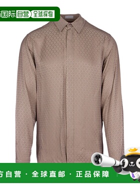 香港直邮Dior 翻领长袖衬衫 013C501A5917