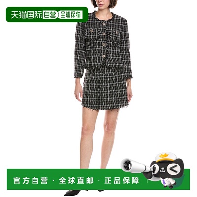 自营Pascale La Mode 2件套裙装-黑色 美国奥莱直发半身裙a字裙