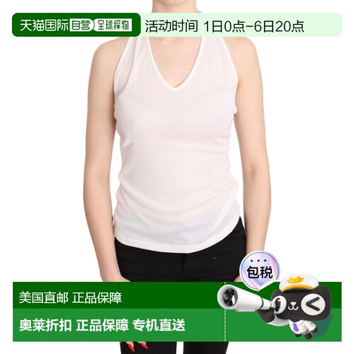 自营GF Ferre Halter Cotton Sleeveless Casual Tank Top Women'