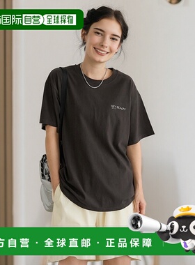 1h可退 日本直邮FREAK'S STORE女装复古杂志风宽松版型T恤 112124