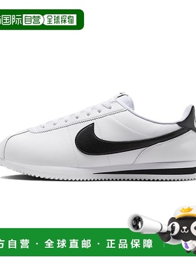 日本直邮Nike Cortez 舒适防滑耐磨 低帮 休闲跑步鞋 男款 白黑