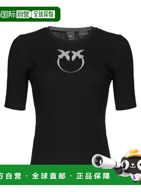 1h可退 香港直邮奢淘 Pinko 短袖羊毛毛衣 女 102017A18M