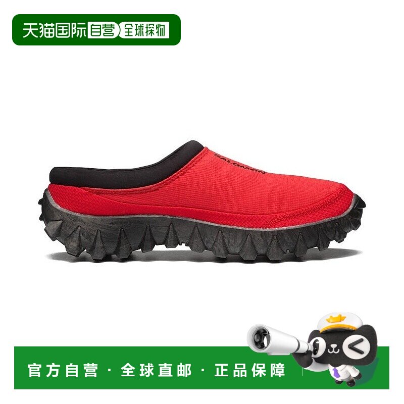 自营欧洲直邮Salomon萨洛蒙 SNOWCLOG系列男女通用鲜红色/黑色织