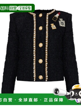香港直邮Balmain 长袖休闲夹克 EF0SK825PC90女装