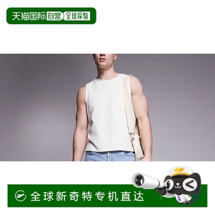 香港直邮潮奢 男士 1h可退 ASOS 设计基础款 宽松浅水洗蓝色牛仔裤