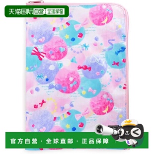 【日本直邮】CCS A4 尺寸拉链留言袋 小学学生 可爱乙烯基 蓬松可