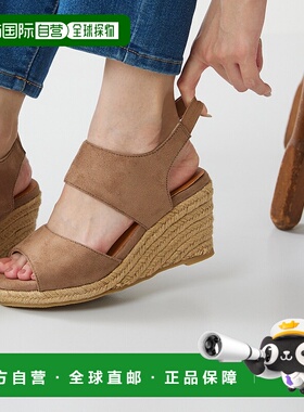 【日本直邮】Menue menue 凉鞋（3035 灰色米色 sd）罗马鞋