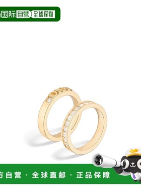 自营1h可退 欧洲直邮Dior 迪奥 Diorevolution系列女士金色黄铜戒