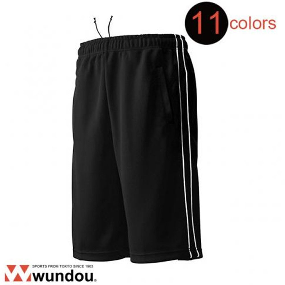 日本直邮wundou 男士女士滚边平纹针织短裤 p2080