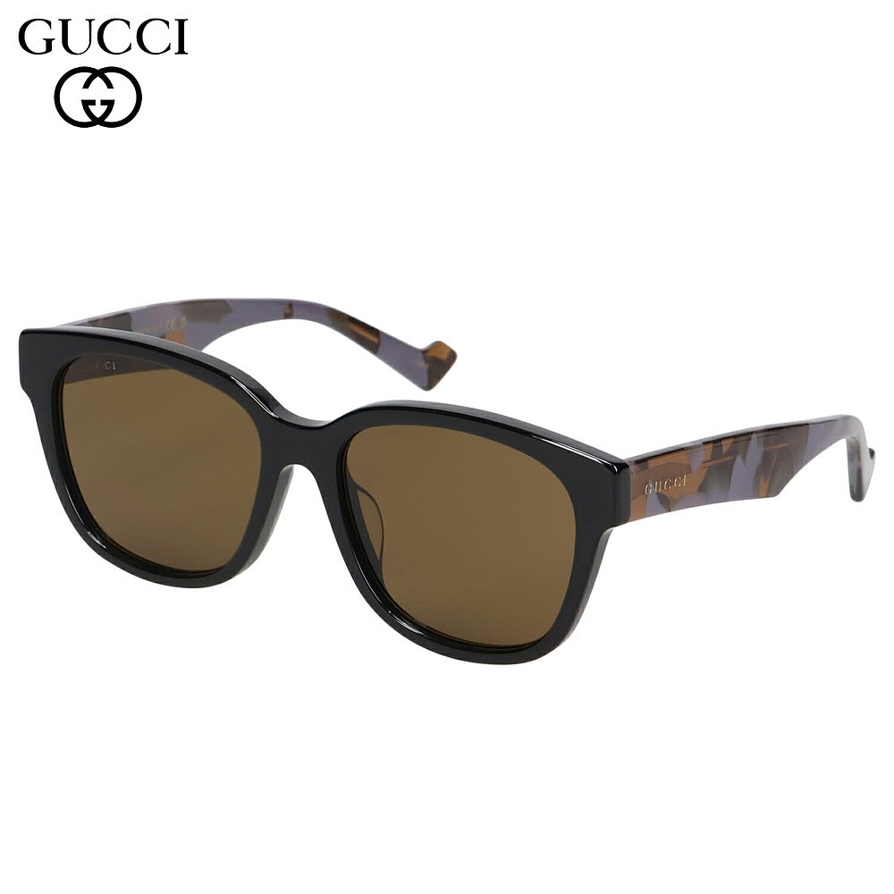 日本直邮Gucci 男女士太阳镜亚洲版防紫外线棕色GG1430SK