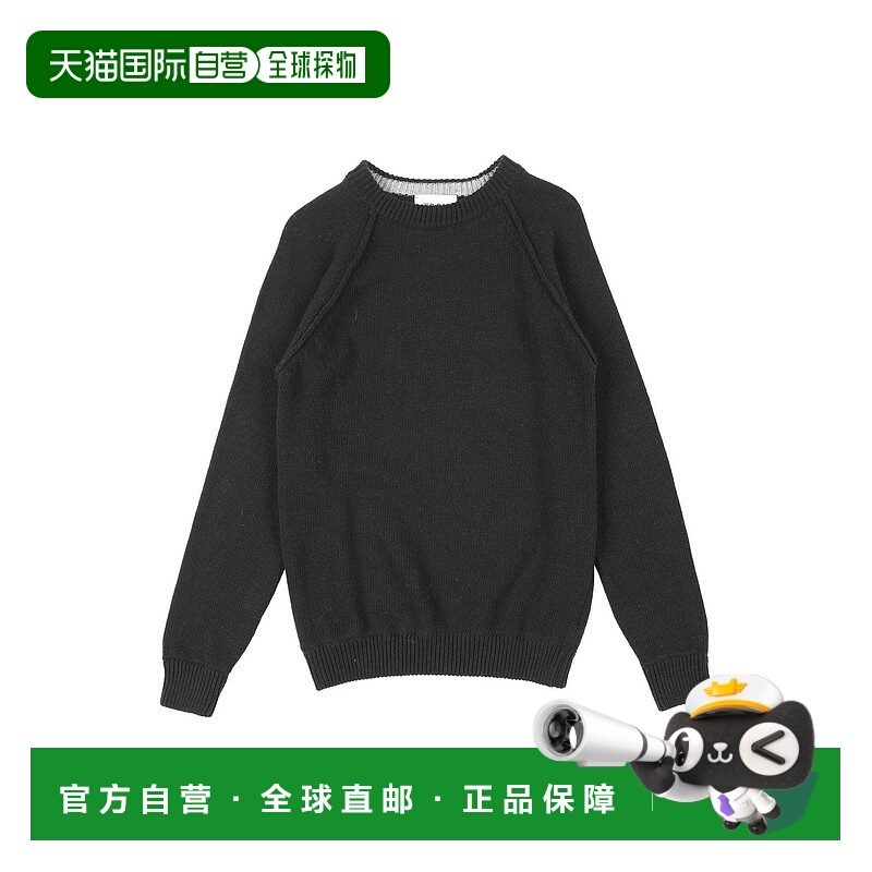 1h可退 香港直邮潮奢 Berna 男童 毛衣童装 black黑色 舒适时尚