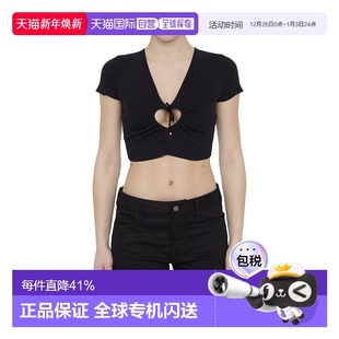 Women短袖 香港直邮CELINE T恤 短款 24SS