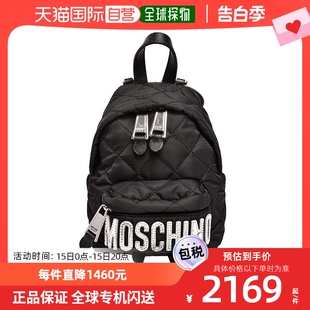 255背包 香港直发Moschino 女士黑色双肩包 莫斯奇诺 2B7609 8201