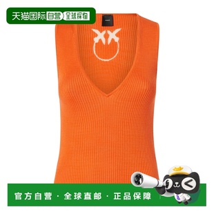 104808A1KW正品 V领背心 高档显瘦小众透气 香港直邮Pinko 1h可退