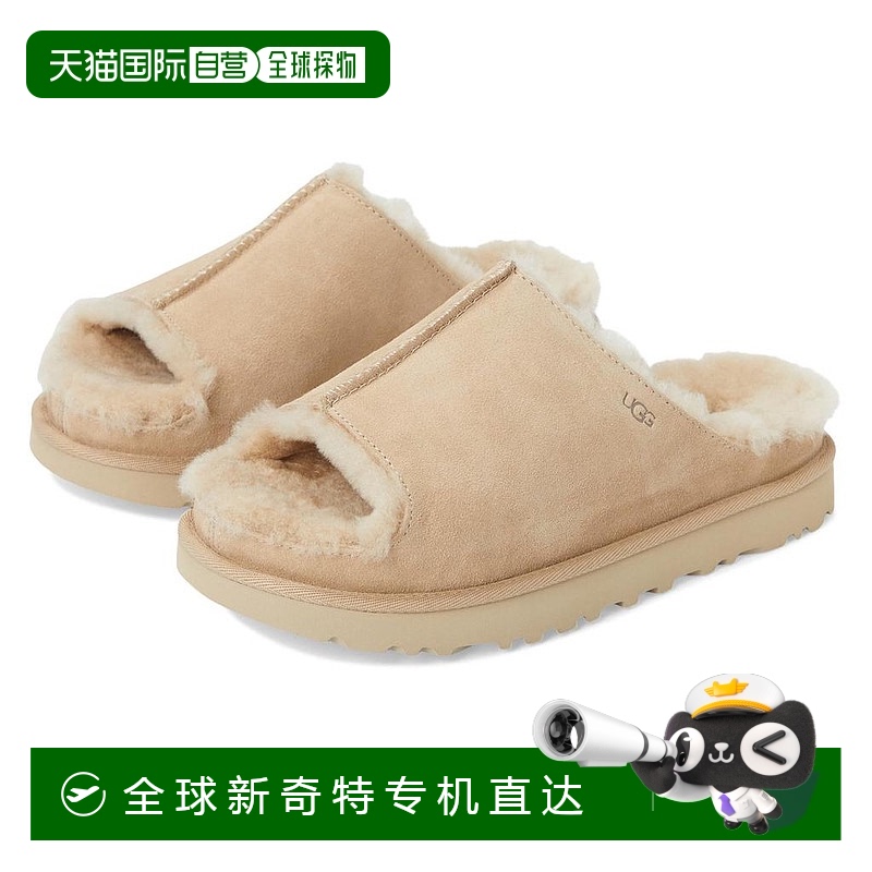 1h可退 【美国直邮】ugg 女士 时尚休闲鞋经典一脚蹬皮鞋拖鞋板鞋