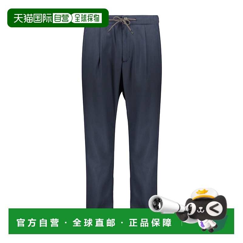 1h可退 香港直邮HERNO 男士休闲裤 PT000016U171279201 AW2023 蓝