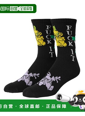 1h可退 日本直邮HUF 男女同款提花中筒袜 25M_SK00895