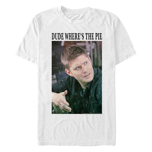 Fifth Sun|男士 Supernatural Pie Dean Meme 短袖 T 恤