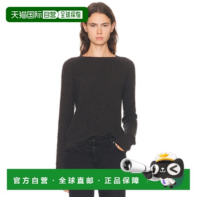 1h可退 香港直邮潮奢 The Row 女士 Kathy 上衣 8961Y790 black黑