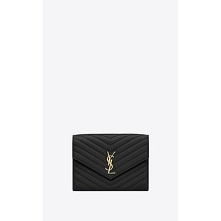 圣罗兰 YVES LAURENT 马特拉塞凸纹小羊皮翻盖手 SAINT cassandre