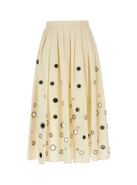 PRADA 女士半身裙 P173JRSOOO14I5F0018 AW2024 黄色