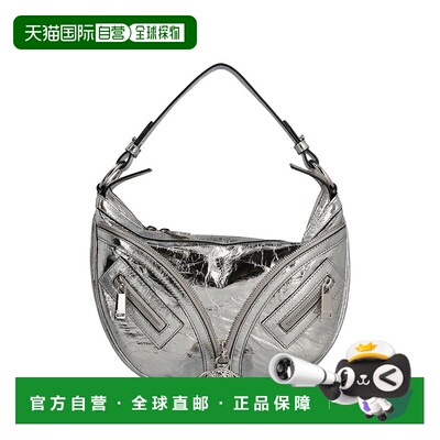 1h可退 香港直邮潮奢 versace 范思哲 女士 REPEAT小号单肩包 100