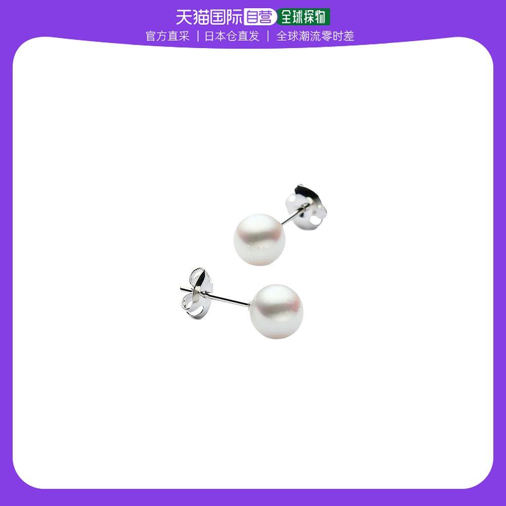 日本直邮TASAKI塔思琦白金珍珠耳钉气质优雅简约百搭耳饰礼物耳环