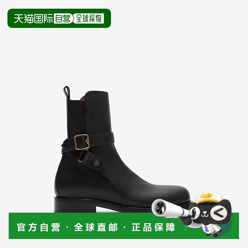 欧洲直邮Burberry (2025 新品) 皮革 Ledger 骑士靴