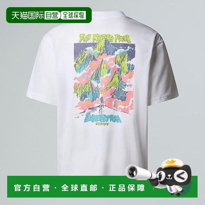 自营欧洲直邮北面 Expedition Celebration 男女通用加大版T恤 TH