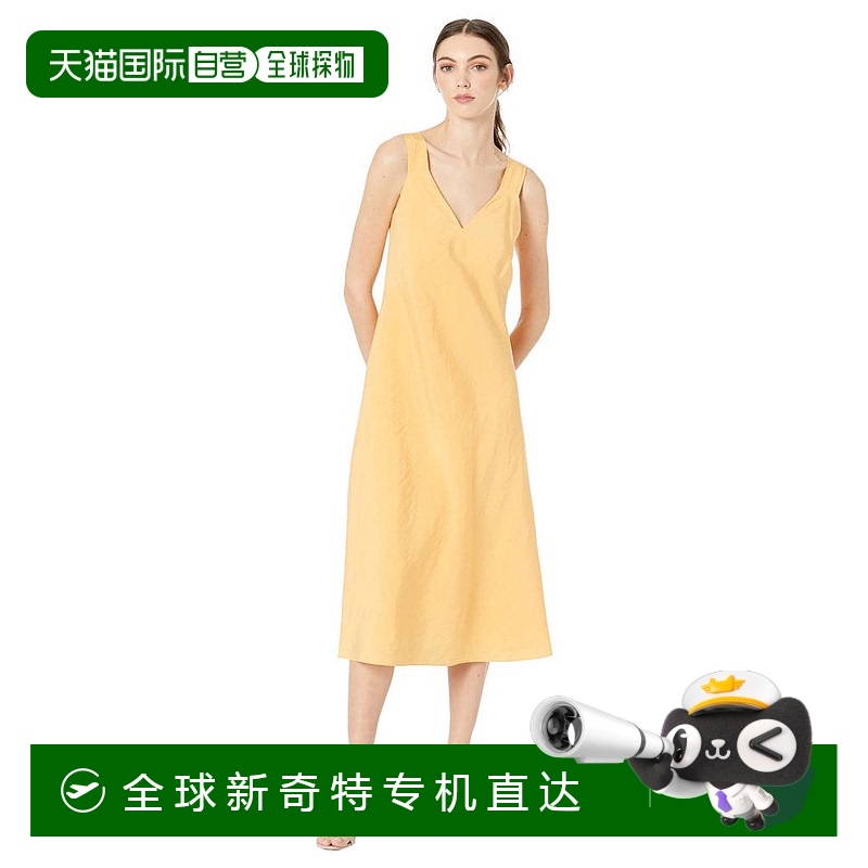 【美国直邮】VINCE 女士 连衣裙V领无袖紧身 修身时尚 优雅自然女