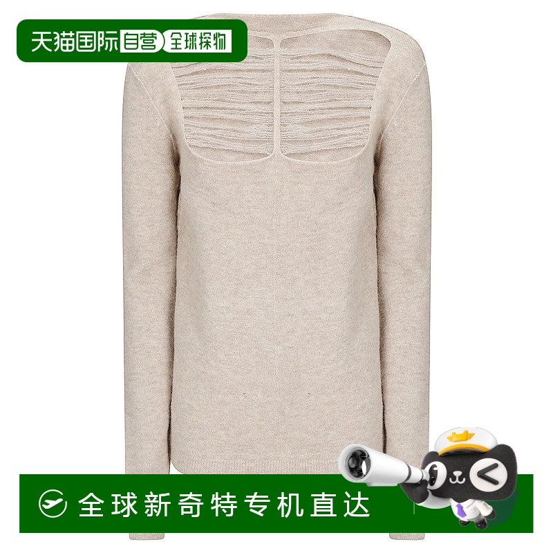 1h可退 香港直邮RICK OWENS 女士针织毛衣 RP02E4601KGRIDP44 SS2