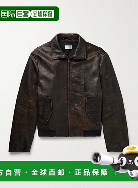 1h可退 香港直邮潮奢 The Row 男士 Akia 皮革夹克 1070L311