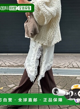 1h可退 日本直邮DouDou 女装 不对称设计蕾丝背心裙 DDZ1052304A0