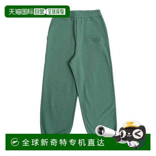SS2025 香港直郵FENDI 男童長褲 JUF1325V0F1QYE 松緊腰運動 綠色